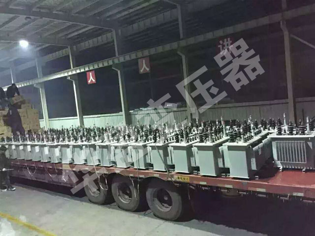 衡水非晶合金变压器发货现场